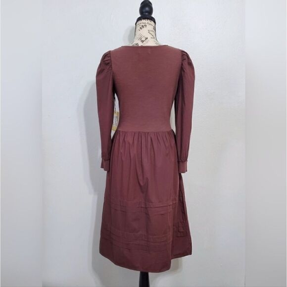 Nation LTD Mahal Dress In Pinot Noir Size Extra Small NWT - Picture 11 of 13
